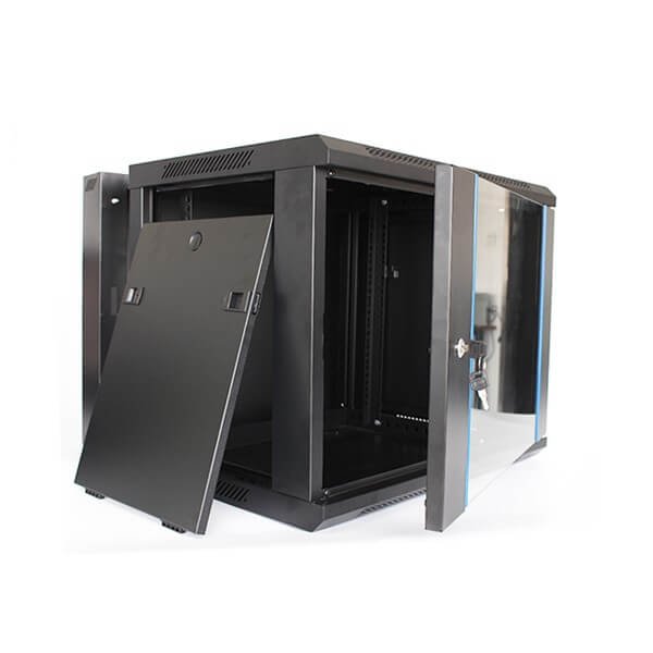 12u double section wall mount network cabinet
